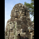 Ein Gesichterturm im Bayom von Angkor Thom